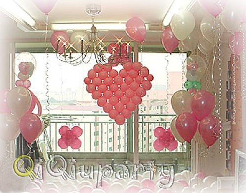 小小气球在<em>婚房布置</em>中起到的大大作用