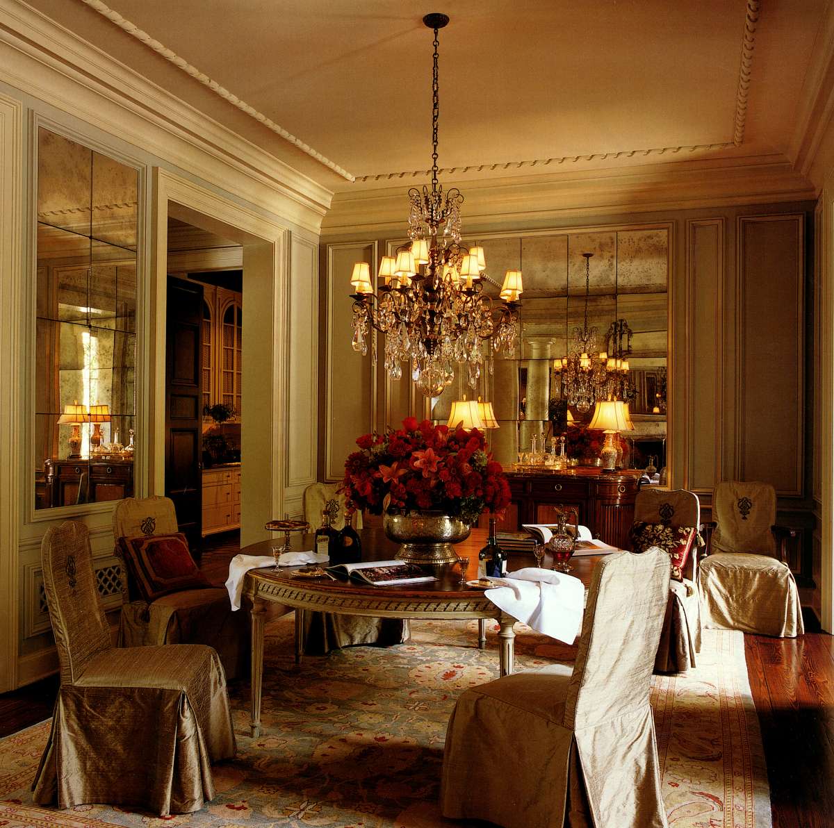 纯正的欧洲古典风格,想装出这种效果好难啊