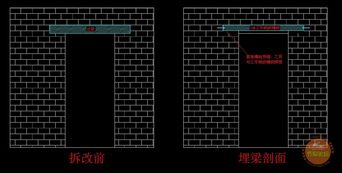 过梁 槽钢,槽钢门过梁,槽钢过梁图示(第11页)_大山谷图库